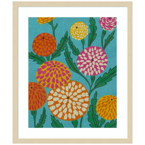 Amanti Art Happy Place I Wood Framed Wall Art Print