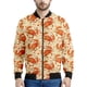 thumbnail image 5 of Bonita chaqueta con estampado de cangrejo para hombre, chaqueta bomber con estampado 3D informal a la moda, sudaderas de manga larga, abrigos holgados estilo Harajuku para niños, 5 of 5