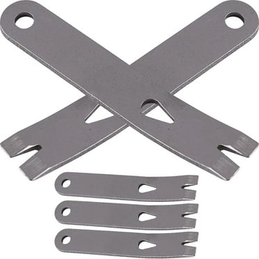 5 Pcs Crowbar Stainless Steel Metal Spatula Auto Tools Pry Nail Remover Crowbars and Puller