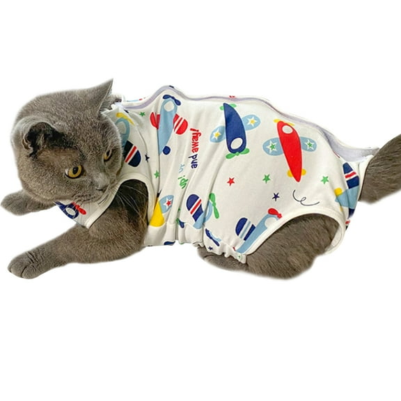 Cats' rehabilitation clothing after surgery Anti licking pet clothing