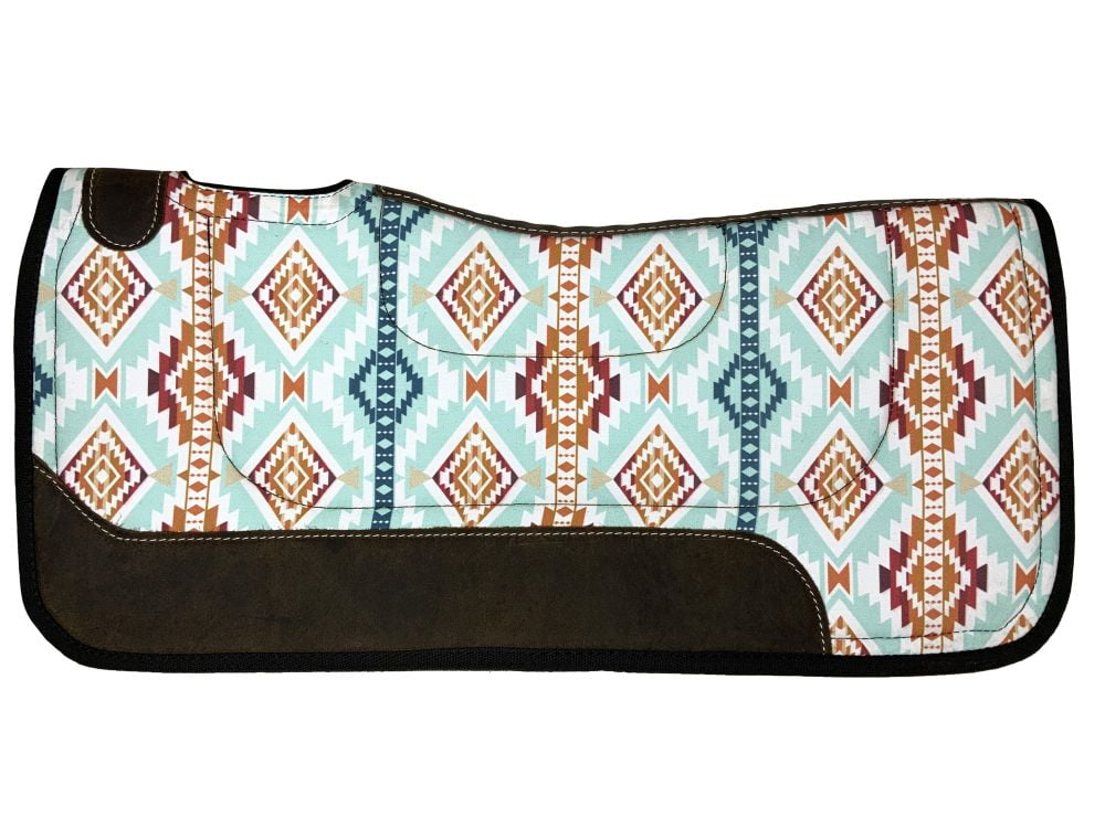 Tapis de selle Showman 36 x 34 design navajo laine tissée