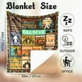 thumbnail image 6 of Bigfoot Lover Gift, Flannel Blanket for Sasquatch Lovers, Funny Big Foot Gifts for Men Women, Hide & Seek Champion, Big Foot Gifts Blanket 50*60", 6 of 6