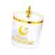 thumbnail image 4 of Tarro para dulces de Ramadán, recipiente para almacenamiento de azúcar, bote para comida, soporte multiusos para aperitivos, contenedor de comida, caja contenedor para aperitivos Torre clara, 4 of 8