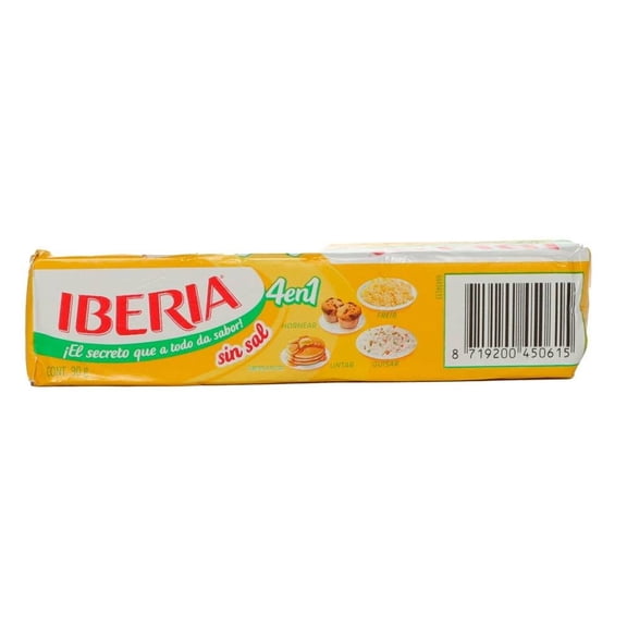 Margarina Iberia 4 en 1 sin sal 90 g