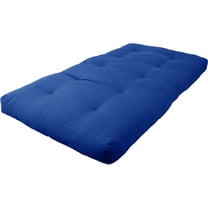 Blazing Needles Renewal 6-inch Twill Twin-size Futon Mattress - Royal Blue