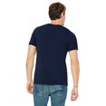 thumbnail image 2 of Bella Canvas Mens Jersey V-Neck Tee, XL, Navy, 2 of 3