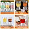 thumbnail image 4 of 2 beverage dispensers with faucet, 2.7-gallon/10-liter transparent drinking water dispenser countertop with removable base, frost-resistant ice-cold juice container for weddings and parties, 4 of 4
