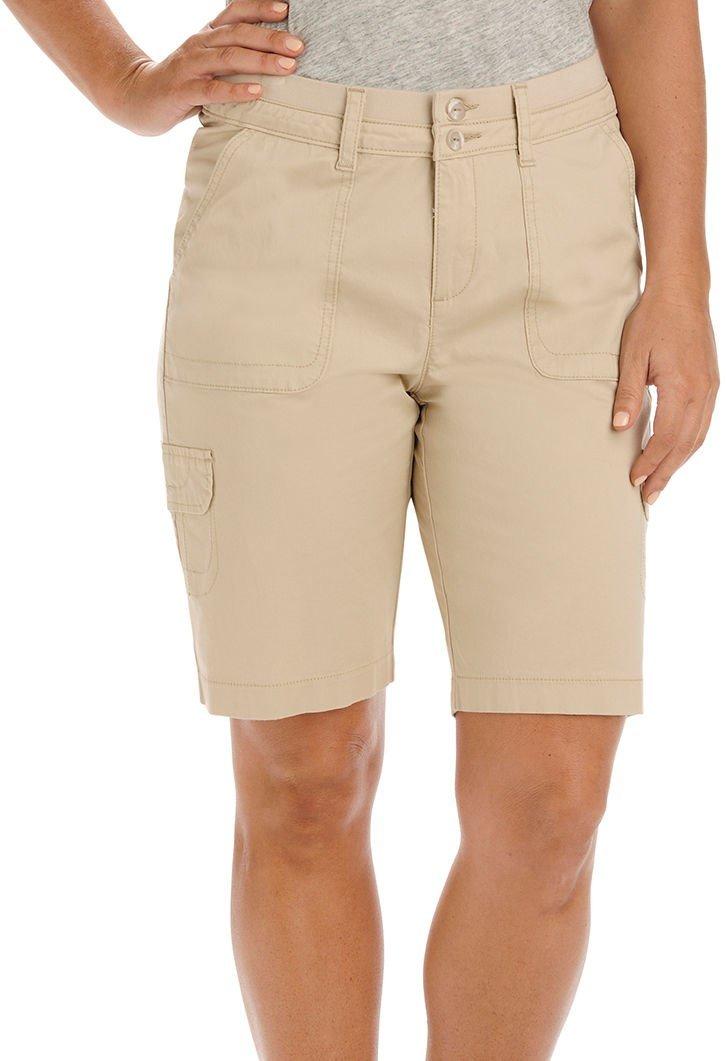 lee relaxed fit cargo bermuda shorts