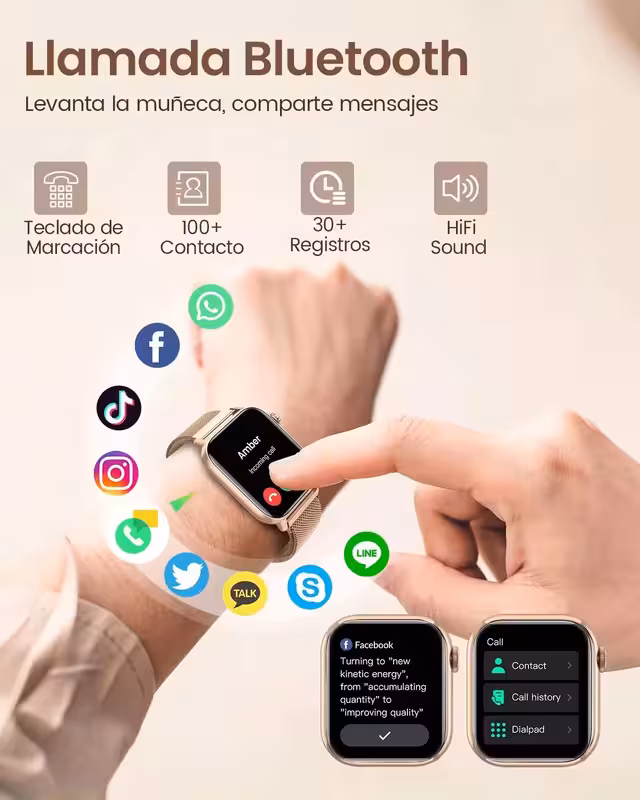 thumbnail image 4 of Reloj inteligente Ultra 9 para mujer, serie NFC, BT, resistente al agua, pantalla de 2023 pulgadas, exquisitos regalos, 4 of 5