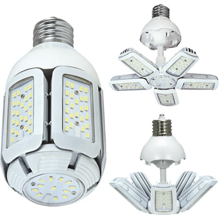 

Satco Hi-Pro Corn Cob Mogul Base Adjustable Beam LED High-Intensity Light Bulb