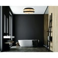 thumbnail image 4 of CWL Lighting Valdivia 5-Light Glass Indoor Flush Mount in Black, 4 of 8