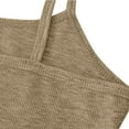 thumbnail image 5 of Ahdbta Women Spaghetti Strap Ribbed Tank Tops Scoop Neck Slim Fitted Cotton Camisole Summer Basic Sleeveless Shirts, 5 of 8