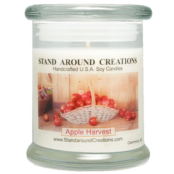 APPLE HARVEST STATUS 12-OZ. ALL NATURAL SOY CANDLE