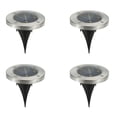 thumbnail image 1 of 4PCS luz solar subterránea-4LED luz blanca cálida Ormromra CPB-US-DYP492-3, 1 of 4