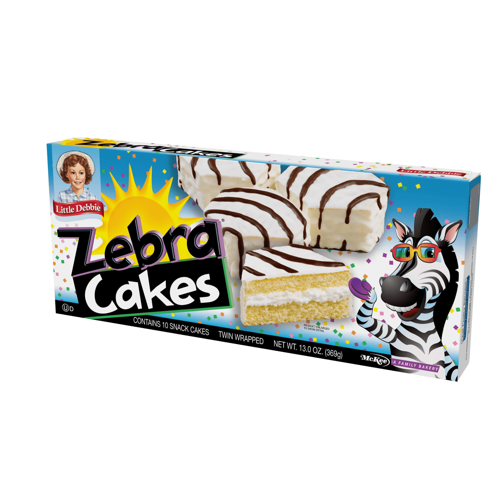 Little Debbie Zebra Cakes Big Pack, 6 Individually Wrapped Vanilla Snack  Cakes Per Box (2 Boxes) 