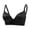 Black, variant on Bras for Women Adjustable Plus Cup Push Up Bra Comfortable and Breathable Gather Underwire White 85B