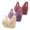 Wine, variant on Wireless Bras for Women No Underwire 3 PC Floral Print Push Up Seamless Bra Hot Pink Size 44