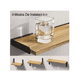 thumbnail image 3 of Repisas Flotantes Madera Modernas Estantes Baño Topon 3pcs Lab.G Café, 3 of 5