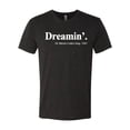 thumbnail image 2 of Dreamin' Dr Martin Luther King Jr. 1963 Mens Premium Tri Blend T-Shirt, Vintage Black, Medium, 2 of 3