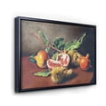 thumbnail image 3 of Ancient Still Life of Orange Fruits 40 in x 30 in Framed Painting Canvas Art Print, by Designart, 3 of 5