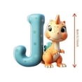 thumbnail image 2 of ¡Ahorra con Rebajas!, Colgante de dinosaurio de 26 letras de acrílico para Navidad, colgante decorativo para fiesta de dinosaurios Akmoler, 2 of 9