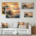 thumbnail image 4 of Designart "Swallowing Wave I" Modern Landscape Beach Wall Art For Kitchen, 4 of 5