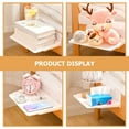 thumbnail image 3 of Bedside Shelf Storage Wall Shelves Household Tray Bookshelf White, 3 of 6