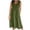 Army Green, variant on Women's Summer Casual Sleeveless Crew Neck A-Line Maxi Dress with Pockets Fashion Beach Vacation Tank Dresses