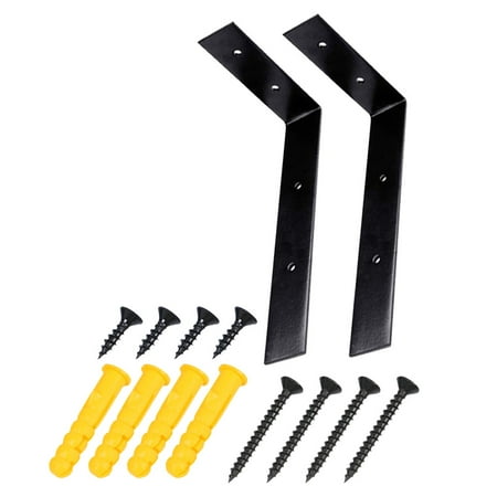 

1 Set of 14PCS Wall Rack Bracket Sturdy L-shaped Board Support Bracket Wall Hanging Board Fixing Rack Household Wall Layer Board