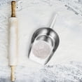 thumbnail image 2 of Cucharada de hielo de acero inoxidable Cucharada de comida multiusos de la cucharada de harina pala de grano pala, 2 of 5