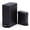 45L 51.5x25.4x63.3cm Black, variant on 12 Gallon & 2.6 Gallon Step-On Indoor Bins with Soft Close Lids, Removable Inner Buckets, Fingerprint & Odor Resistant – Ideal for Kitchen, Bathroom, Home, Office