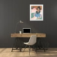 thumbnail image 3 of Wang, Melissa 26x32 White Modern Wood Framed Museum Art Print Titled - Curly Lady II, 3 of 4