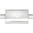 thumbnail image 3 of MagnaFlow Performance Exhaust Muffler 11216: 2.5" Inlet/Outlet, 4x9x14" Oval, Stainless Steel, Satin Finish, 3 of 10