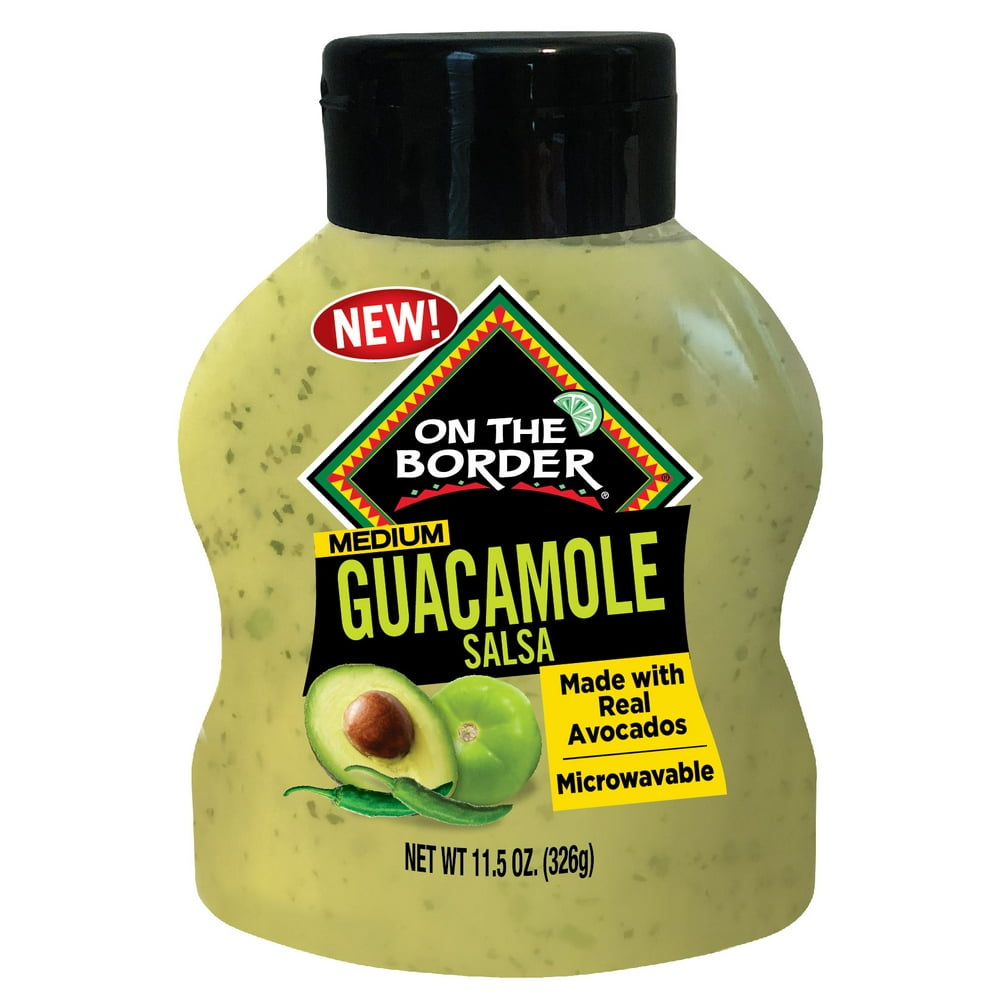 On the Border® Medium Guacamole Salsa 11.5 oz. Squeeze Bottle Walmart