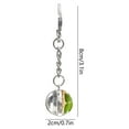 thumbnail image 3 of 1 llavero de trébol de la suerte con forma de trébol de cuatro hojas, colgante de bola de cristal, para el Día de San Patricio, regalo de Pascua, bolsa de regalo, regalo de cumpleaños, fiesta, colgant, 3 of 7