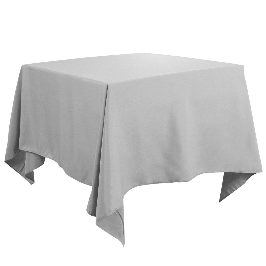 1 pc 72"x72" Square Cloth Fabric Linen Tablecloth Black Wedding yu