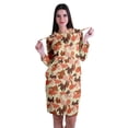 thumbnail image 1 of Moomaya Manches Longues à Capuche Imprimé Sweat-Shirt Jersey T, Robe avec Poches, 1 of 6