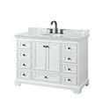 thumbnail image 7 of Wyndham Collection WCS202048SGBCMUNOMXX Deborah 48" Free Standing Single Vanity Set - Dark, 7 of 7