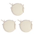 thumbnail image 1 of Wosthever Cojines agradables a la piel para sillas de patio - Textura y fácil de limpiar No daña las sillas Colorido Beige 30cm Type1 NO1, 1 of 6