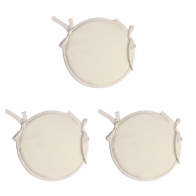 Wosthever Cojines agradables a la piel para sillas de patio - Textura y fácil de limpiar No daña las sillas Colorido Beige 30cm Type1 NO1
