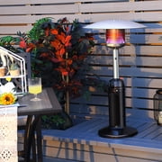Patiojoy 13,000BTU Portable Patio Tabletop Heater Outdoor Propane Gas Heater W/ Weighted Base