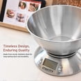 thumbnail image 5 of Etekcity Electronic Kitchen Scales With Stainless Steel Mixing Bowl, Timer And Temperature Sensor, Digital Wet And Dry Food Weighing Scale For Cooking, 5 of 5