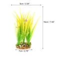 thumbnail image 2 of Unique Bargains 1 Pcs Aquarium Plants Decorations Artificial Aquatic Plant Tree Green Yellow, 2 of 6