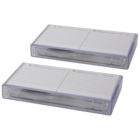 Memorex - Blank Audio Cassettes (2-Pack) - Clear