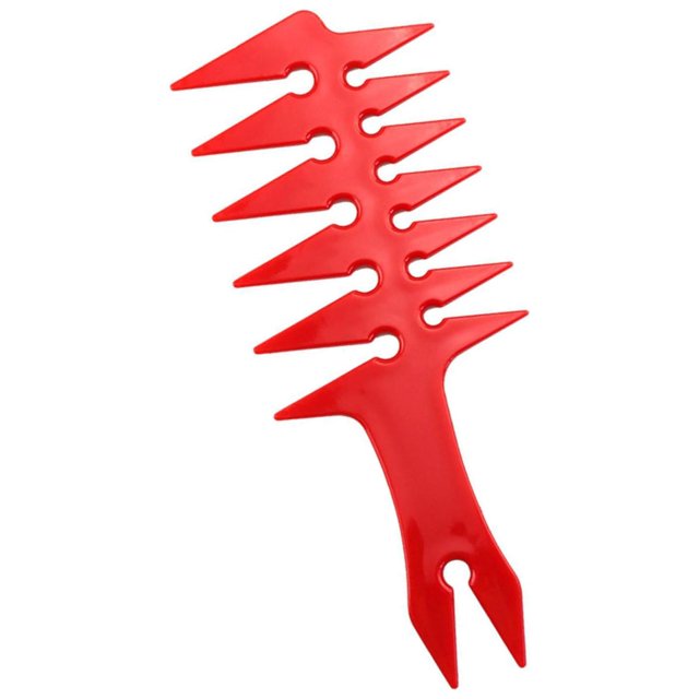 Maytalsory Retro Oil Head Comb for Effortless Men s Pompadour Hairstyling Red 7.9 x 3.14 Inch 1Set