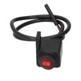 thumbnail image 1 of Light Waterproof Universal Handlebar Switch Headlight Fog Lamp On Off Button For Motorcycle ATV With 0.4in Mounting HoleRight Side, 1 of 8
