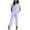 Purple Overalls Carpenter Jumpsuit, variant on Women's Casual Solid Pleated Waist Zip-Up Lapel Jumpsuit Pants Summer Trendy Olyvenn Womens Fashion Daily Slim Fit Stretch Overalls Carpenter Jumpsuit Black 6