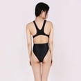 thumbnail image 3 of KDJ Japanese Satin Glossy Shiny Women Swimsuit Sexy Bikini Bodysuit Silky Sheer, 3 of 9