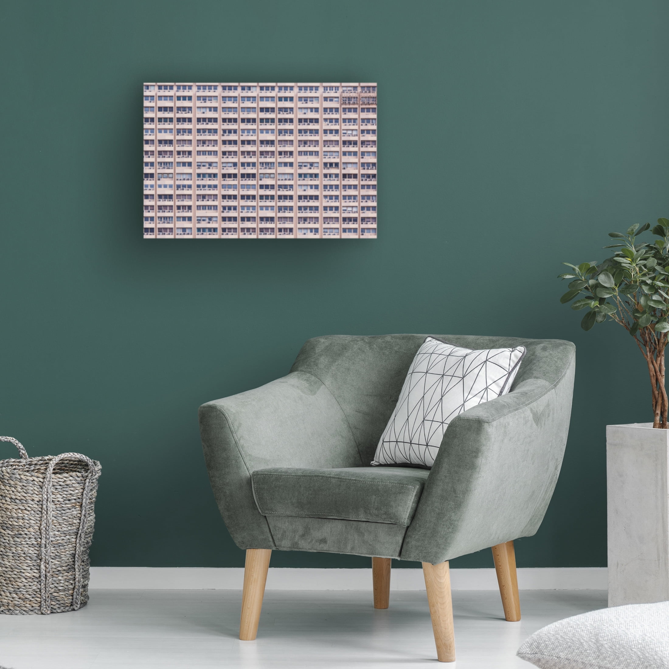Canvas Wall Art - Heung-mu Her 'Their Home' Wall Art for Living Room, Bedroom, or Office Décor by Trademark Fine Art - 32 x 22 Inches