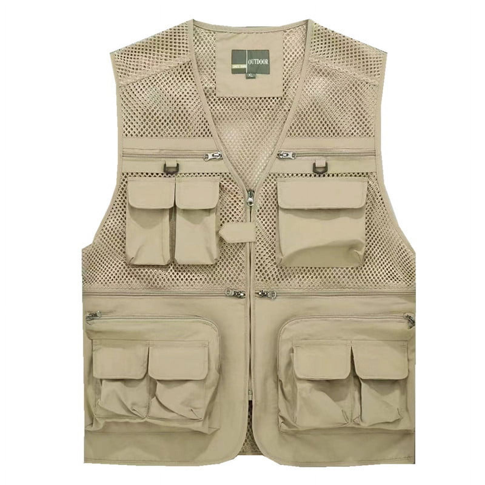 Tergal Gilet Veste de Chasse Safari Vintage Taille 50 Fabriqué en France - France Tergal Gilet Veste de Chasse Safari Vintage Taille 50 Fabriqué en France - France